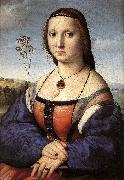 RAFFAELLO Sanzio Portrait of Maddalena Doni ft oil painting